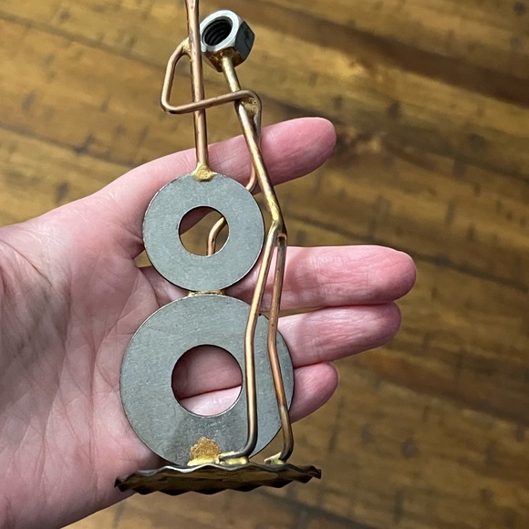 Vintage Handcrafted Musician Playing String Bass Figurine - Picture 2 of 6